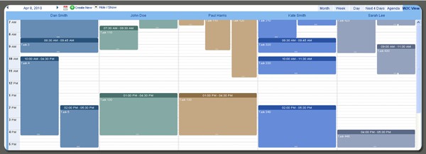 Web2Cal View - Ajax Events Calendar
